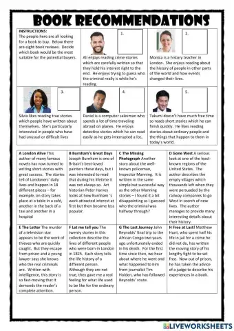 Book Recommendations Reader