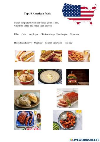 Top 10 American foods