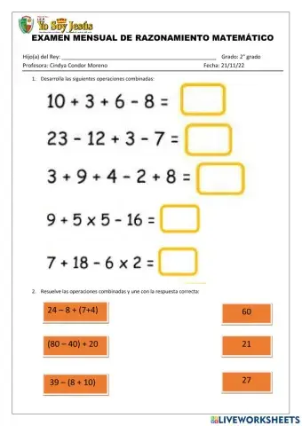 Examen de razonamiento