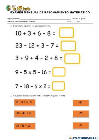 Examen de razonamiento
