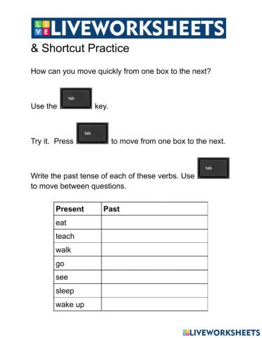 Chromebook Shortcut Practice