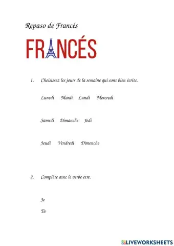 Repaso de frances