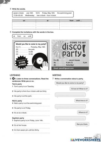 Prepare 1 invitations