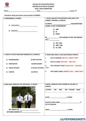 Quinto-segundo quemestre