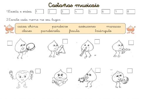 CASTAÑAS MUSICAIS 2º