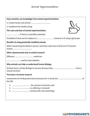 Animal Experimentation