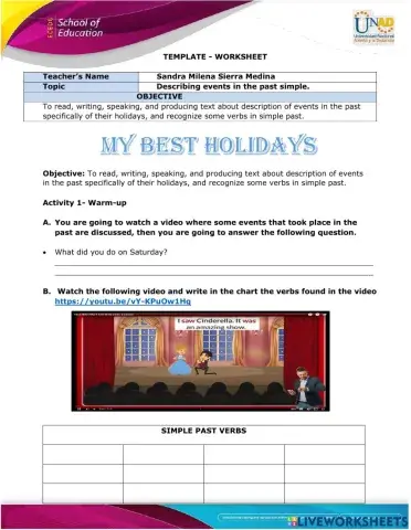 Template- worksheet