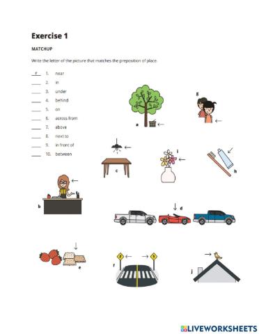 Preposition of place