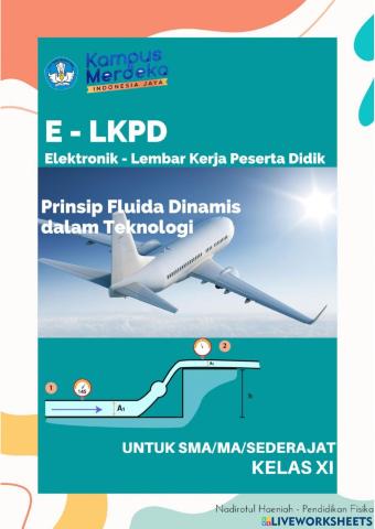 E - LKPD Prinsip Fluida Dinamis dalam Teknologi