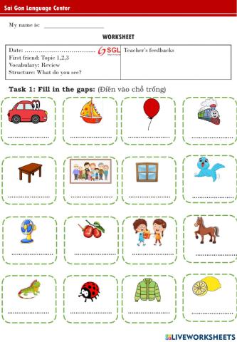 First friend - Review Topic 1,2,3