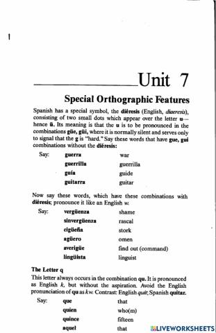 Fonetica dieresis gu