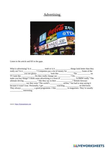 Advertising