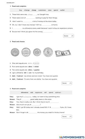 3rd grade Vocabulary Unit 3
