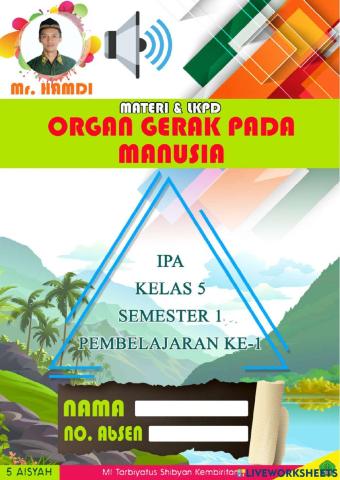 Media belajar ipa kelas5 organ gerakmanusia