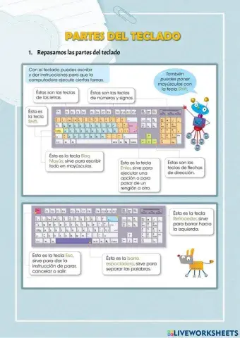 Prácticas con el teclado