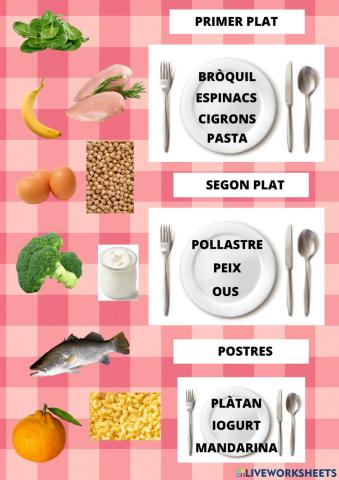 Elaborem un menú saludable