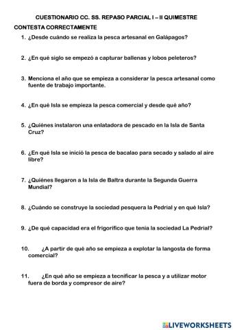 Historia de la pesca artesanal en galápagos