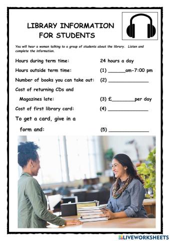 Library Information Listening