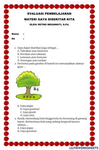 IPAS-Gaya di Sekitar Kita