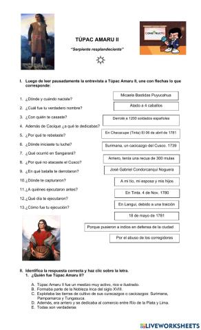 La rebeliòn de túpac amaru ii