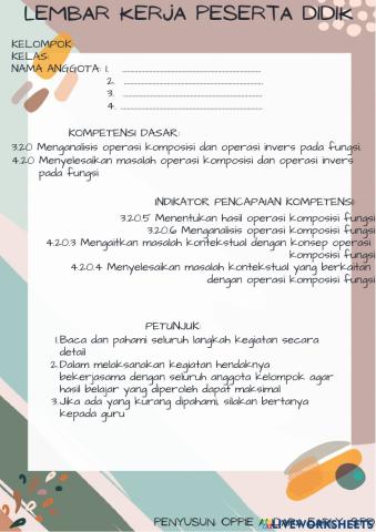 Proyek Komposisi Fungsi