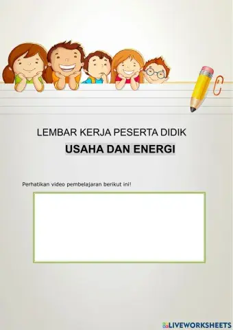 Usaha dan Energi