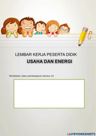 Usaha dan Energi