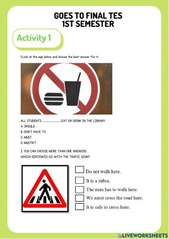 Latihan Pas Ganjil Bahasa Inggris Kelas 8