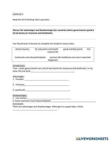 IE1, Unit 7, Writing, Exercise 4