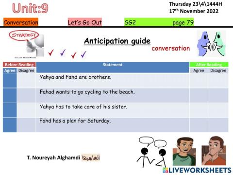 SG2 U9 Conversation Fahd Yahya plan p78