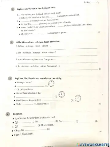 Lektion 6 (Beste Freunde A 1.1)