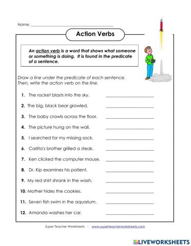 Action Verbs