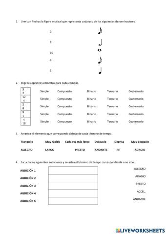 Rtempo o movimiento musical