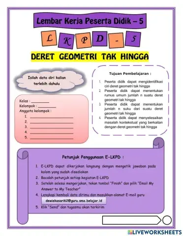 Deret geometri tak hingga