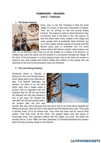 Unlock 2-HW-Reading-Lesson 3.1