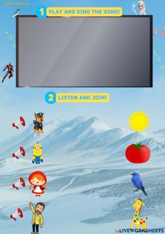 Blue, red and yellow!