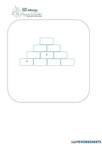 Pirámide números enteros