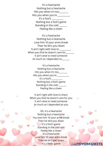 It's a heartache - Bonnie Tyler