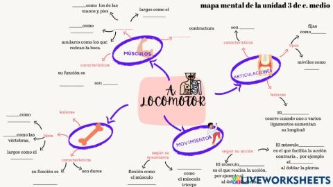 Mapa mental de locomotor