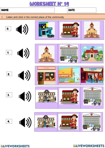 Exercise - place in a town