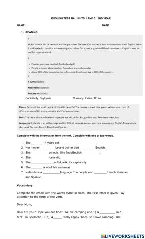 Verb to Be + quantifiers