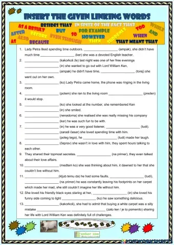 Linking words - easier