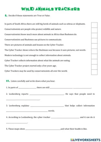 Wild Animals Trackers