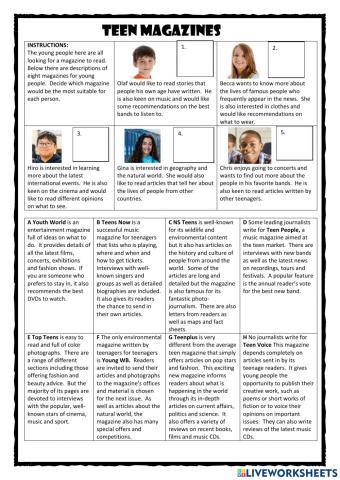 Teen Magazines Reader