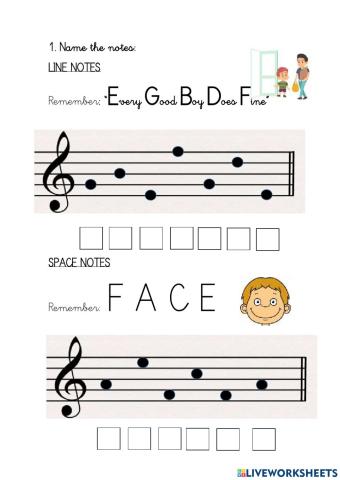 Music notes
