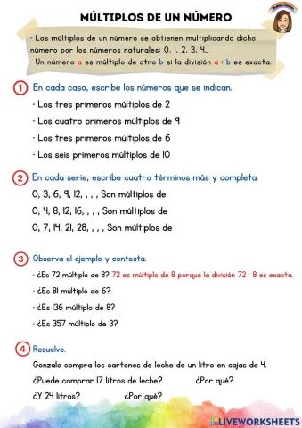 Múltiplos de un número