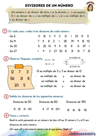 Divisores de un número