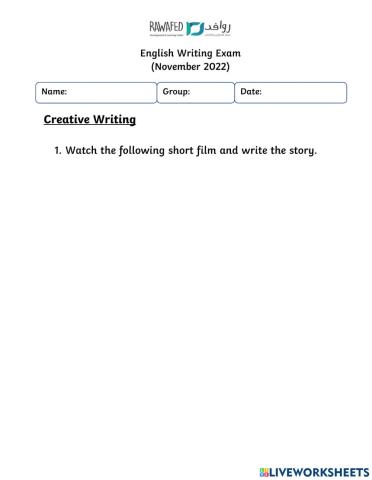 DARRES11 - Creative Writing