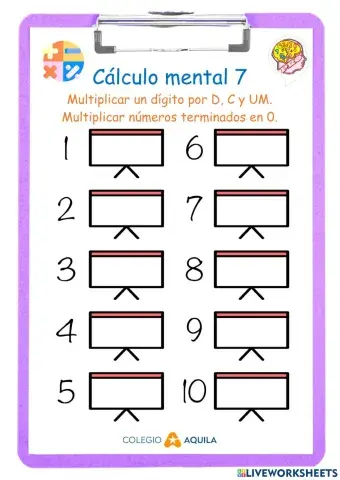 T1 Cálculo Mental 07
