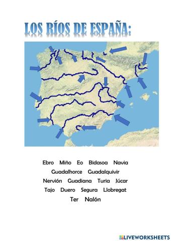 Los ríos de España (sencillo)